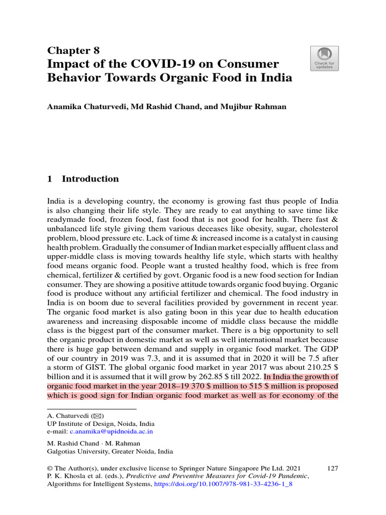 Impact of the COVID 19 on Consumer Behav | PDF | Survey Methodology ...