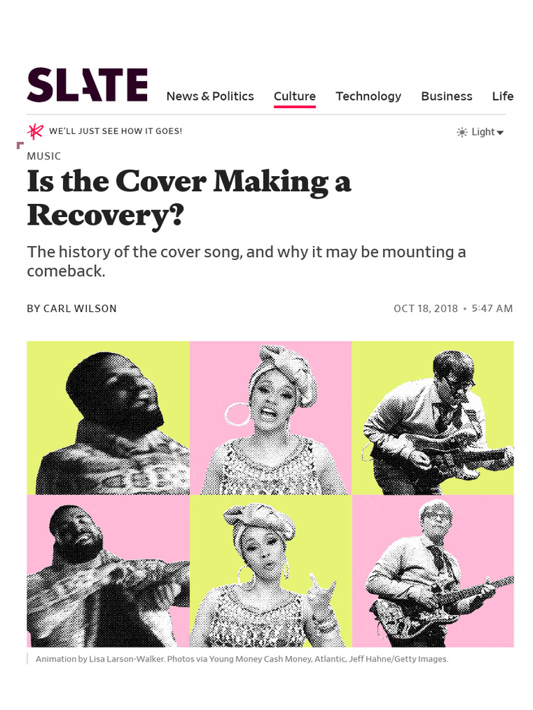 The Comeback of Cover Songs | PDF | Rock Music