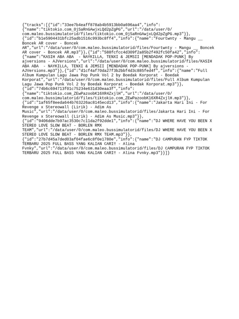 Tracks | PDF