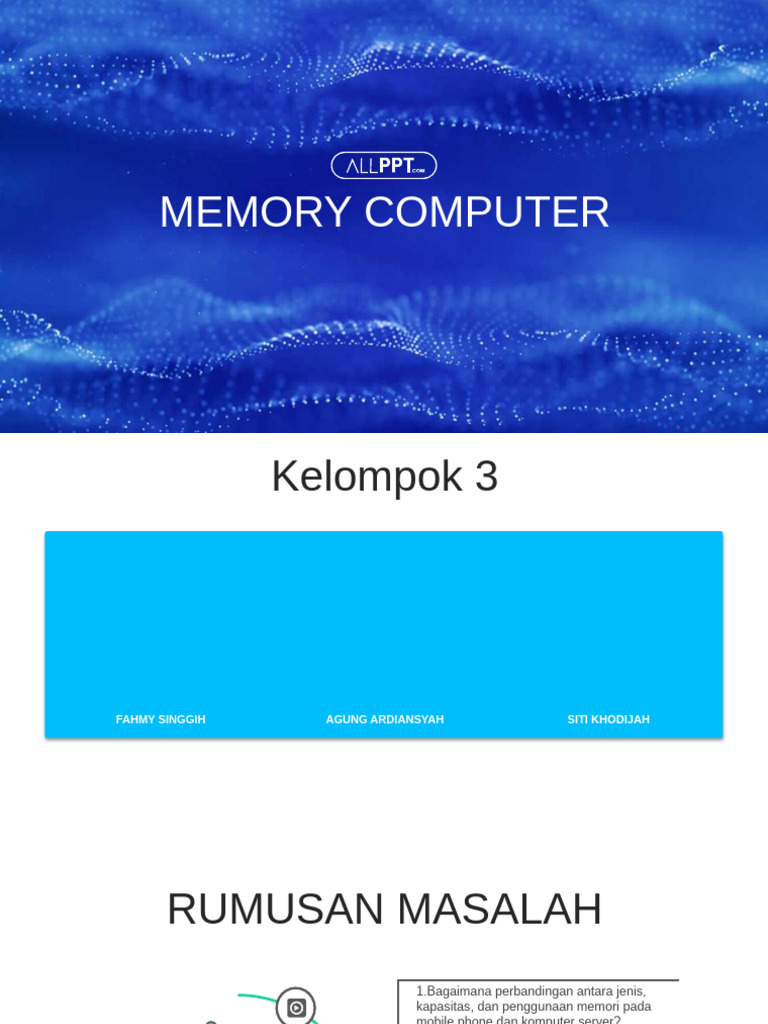 Memory Komputer | PDF
