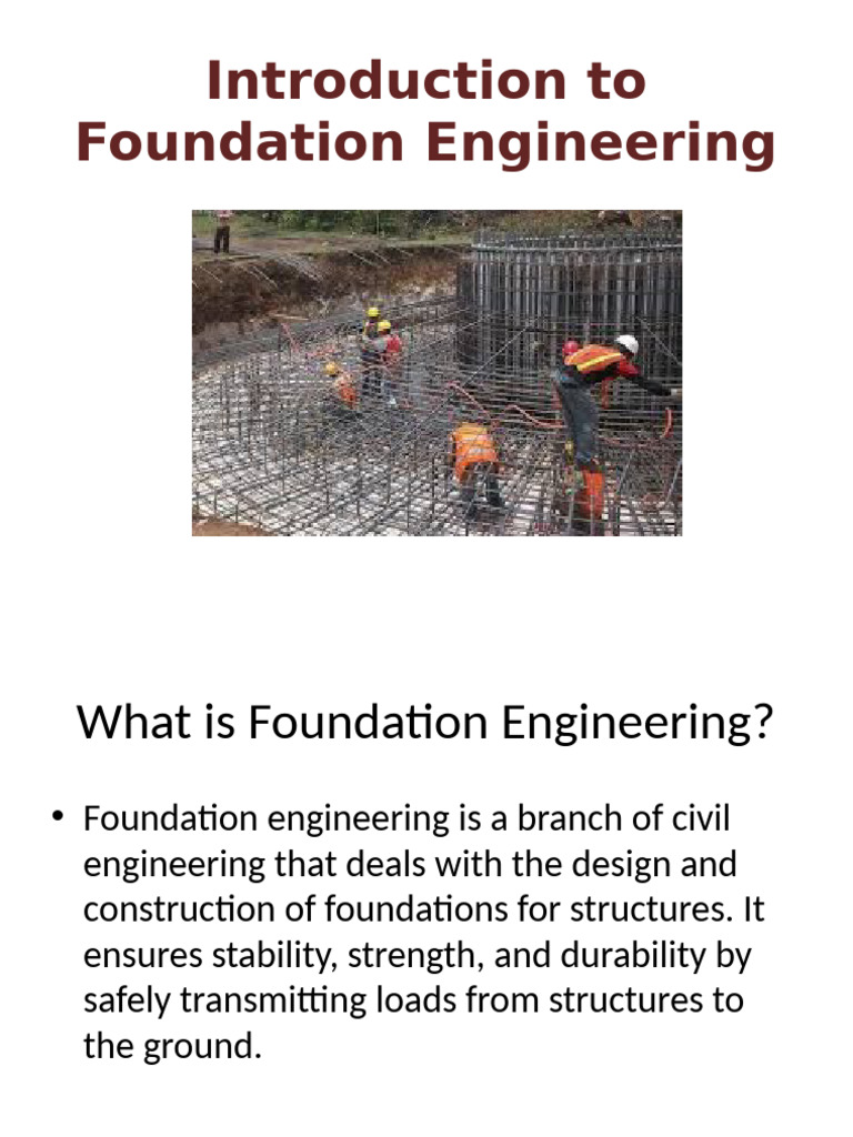 Introduction To Foundation Engineering | PDF