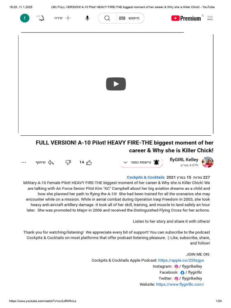 (36) FULL VERSION! a10 Pilot! HEAVY FIREThe Biggest Moment of Her