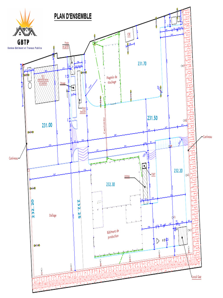 Plan d'ensemble des infrastructures CIE | PDF