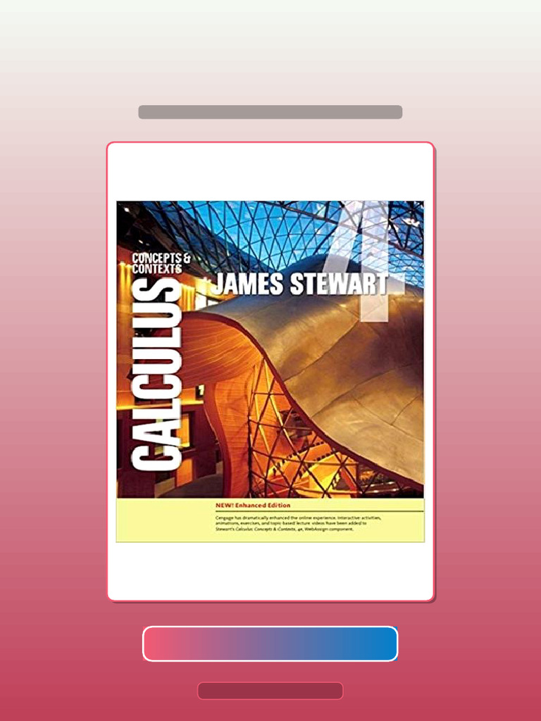 Calculus Concepts and Contexts Enhanced Edition 4th Edition Ebook and ...