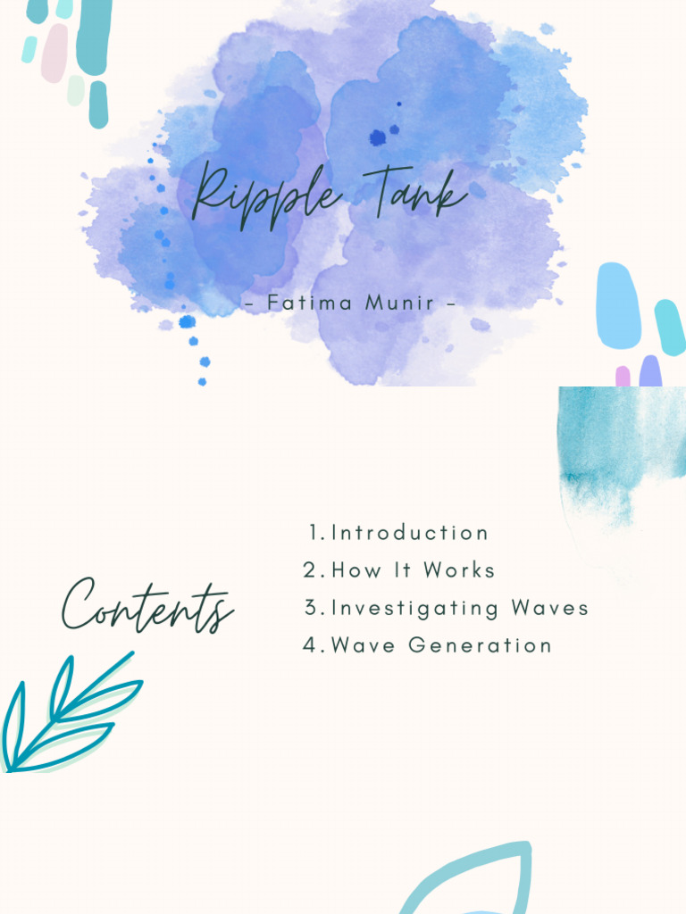 Ripple Tank | PDF