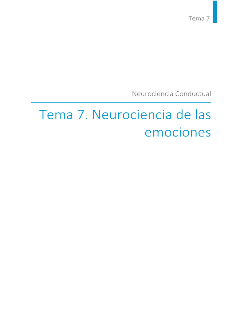 Neurociencia de las Emociones y el Sistema Límbico | PDF | Las ...