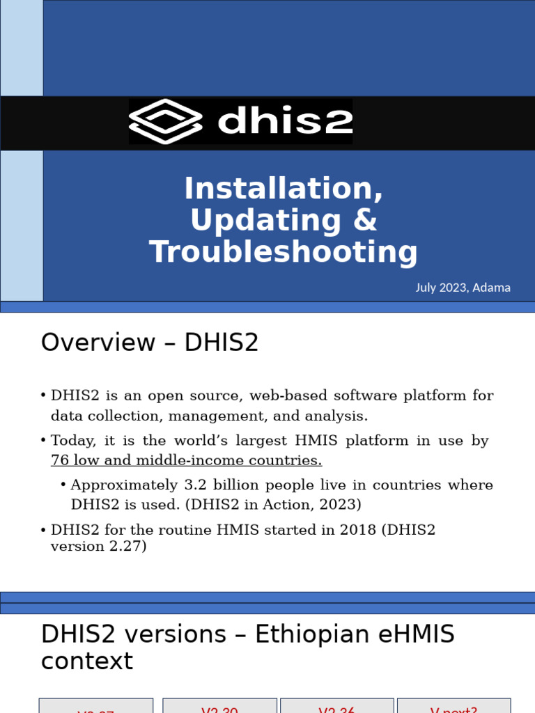 DHIS2 Installation, Updating & Troubleshooting | PDF | Windows Registry ...