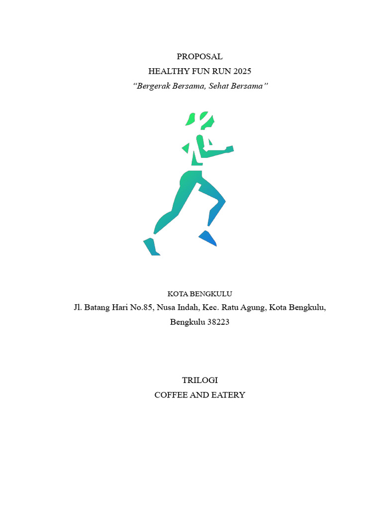 Proposal Fun Run Sehat Bengkulu 2025 | PDF