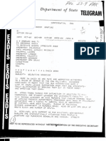 US Dept of States 1971 Telex Msg of Genocide