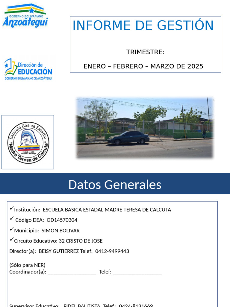 Informe de Gestión Escolar 2025 | PDF | Cognición | Aprendizaje