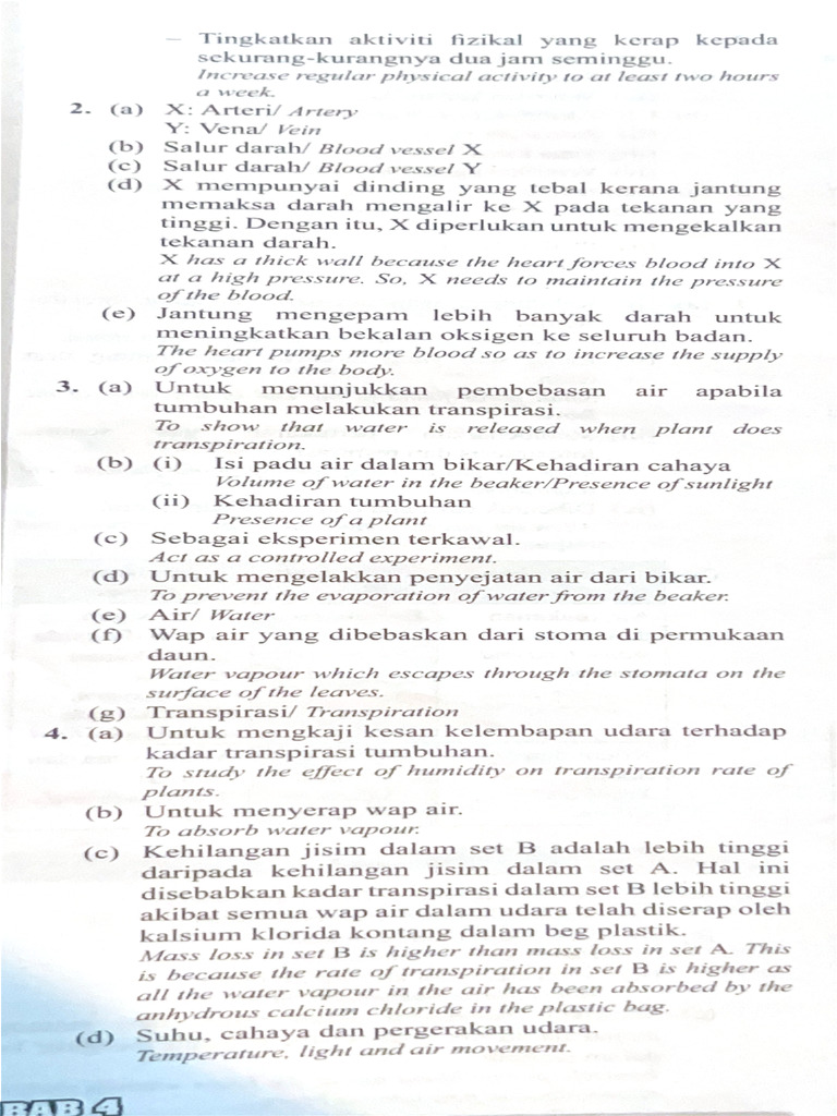 Tingkatkan Aktiviti Fizikal Yang Kerap Kepada | PDF