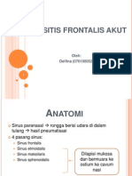 Sinusitis Frontalis Akut