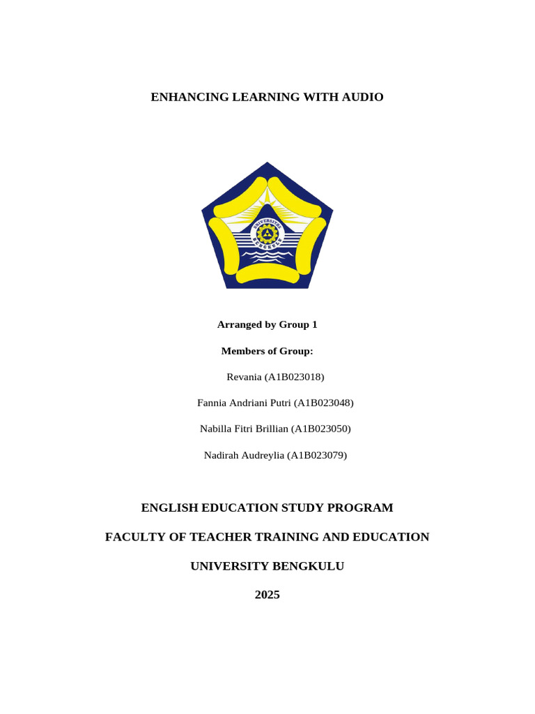 Enhancing Learning Through Audio Tools | PDF | Sound Recording And ...