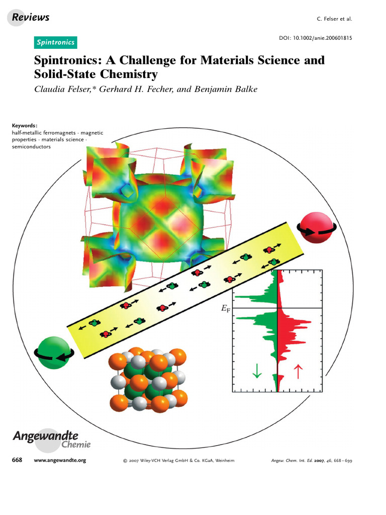 Spintronics: Materials Science Insights | PDF | Ferromagnetism ...