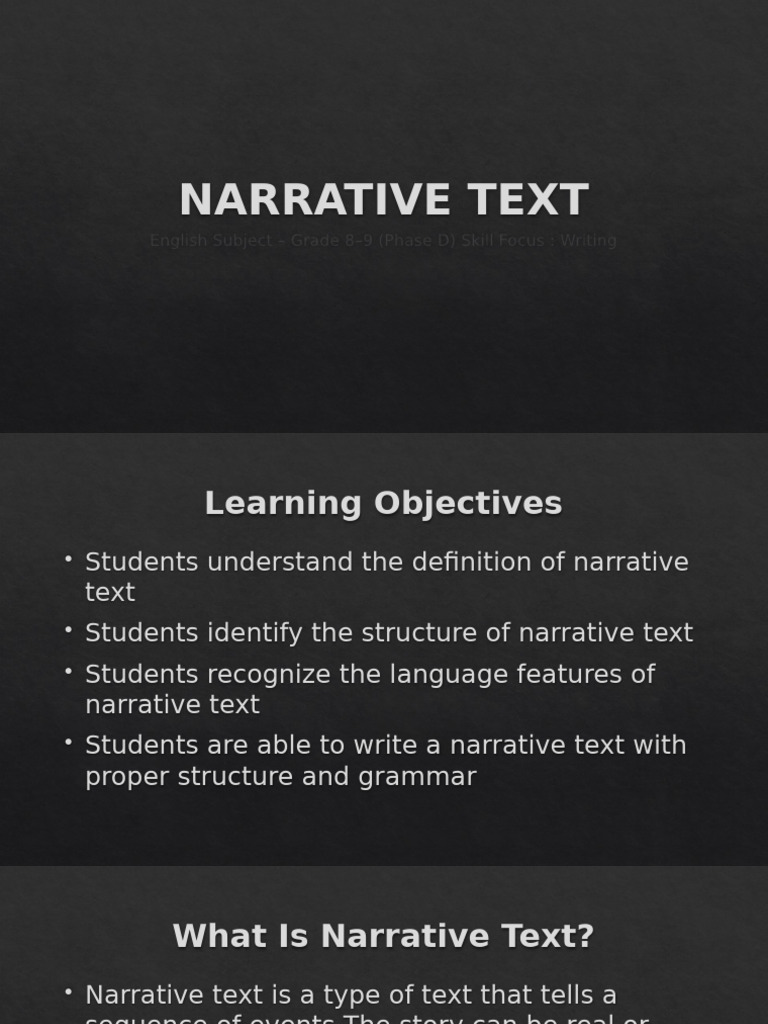 Understanding Narrative Text Structure | PDF
