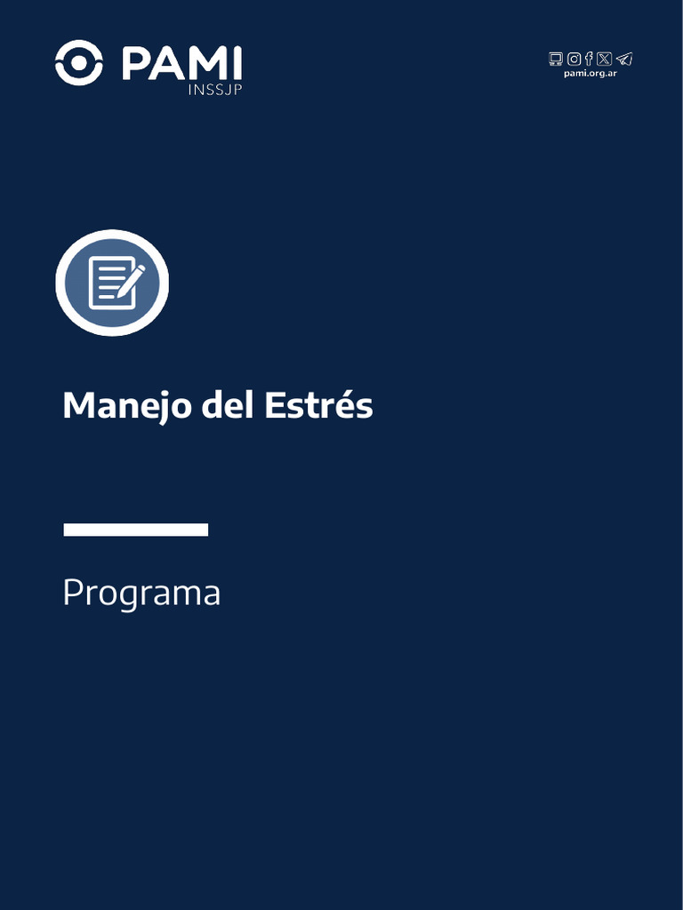 Capacitación en Manejo del Estrés | PDF | Estrés (biología) | Ciencias ...