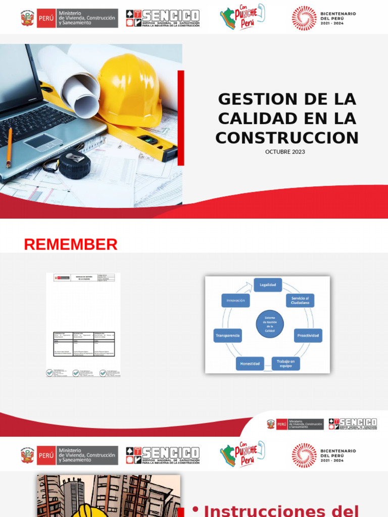Gestión de Calidad en Construcción 2023 | PDF | Diseño