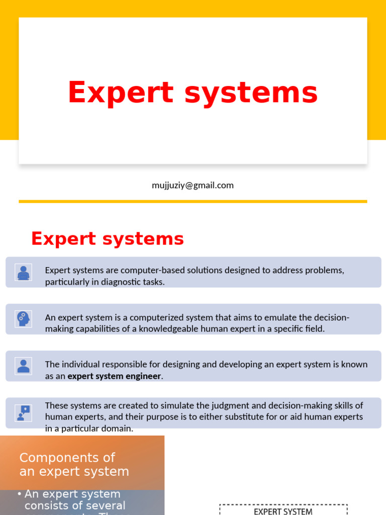 Understanding Expert Systems Components | PDF | System | Expert