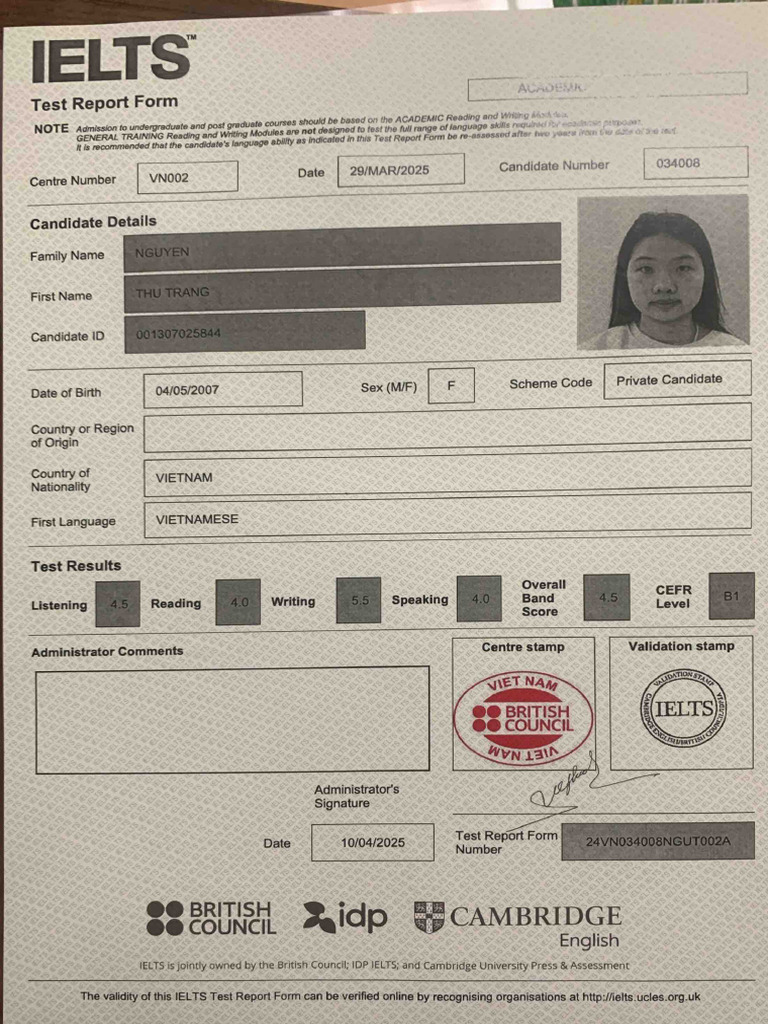 Adobe Scan 27 Aug 2025 | PDF | International English Language Testing ...