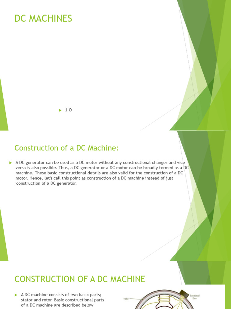 Understanding DC Machine Construction | PDF | Electric Motor ...