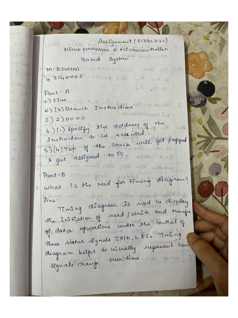 Microprocessor Assignment | PDF
