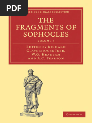 The Fragments of Sophocles (Z-Lib - Io) Vol 3 | PDF | Classics