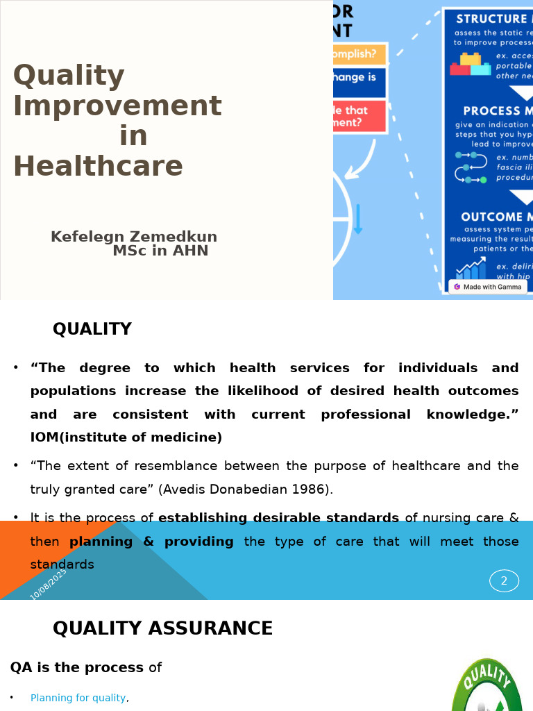 Unit 6. Quality Improvement in Healthcare (1) | PDF | Nursing | Health Care