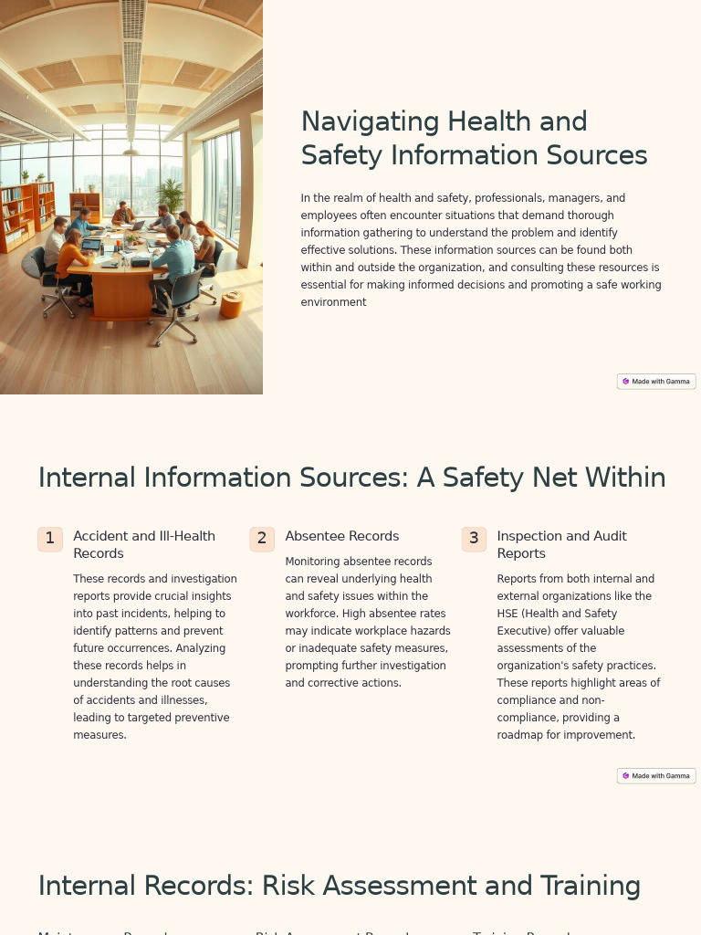Navigating Health and Safety Information Sources | PDF | Occupational ...