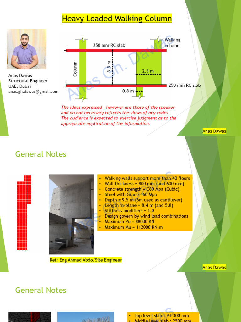 Heavy Loaded Walking Column Design | PDF | Mechanics | Applied And ...