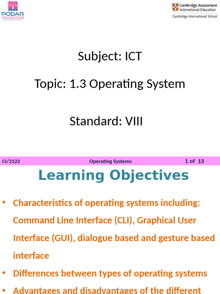 Understanding Operating Systems and Interfaces | PDF | Graphical User ...