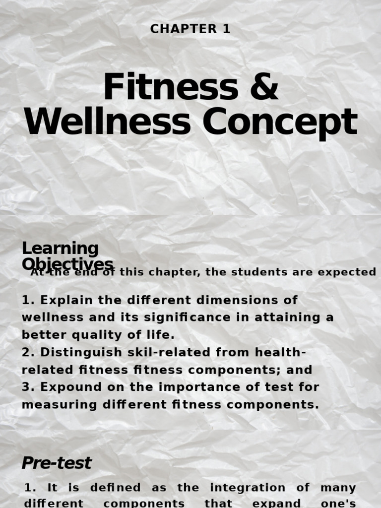 Dimensions of Wellness and Fitness | PDF | Physical Fitness ...