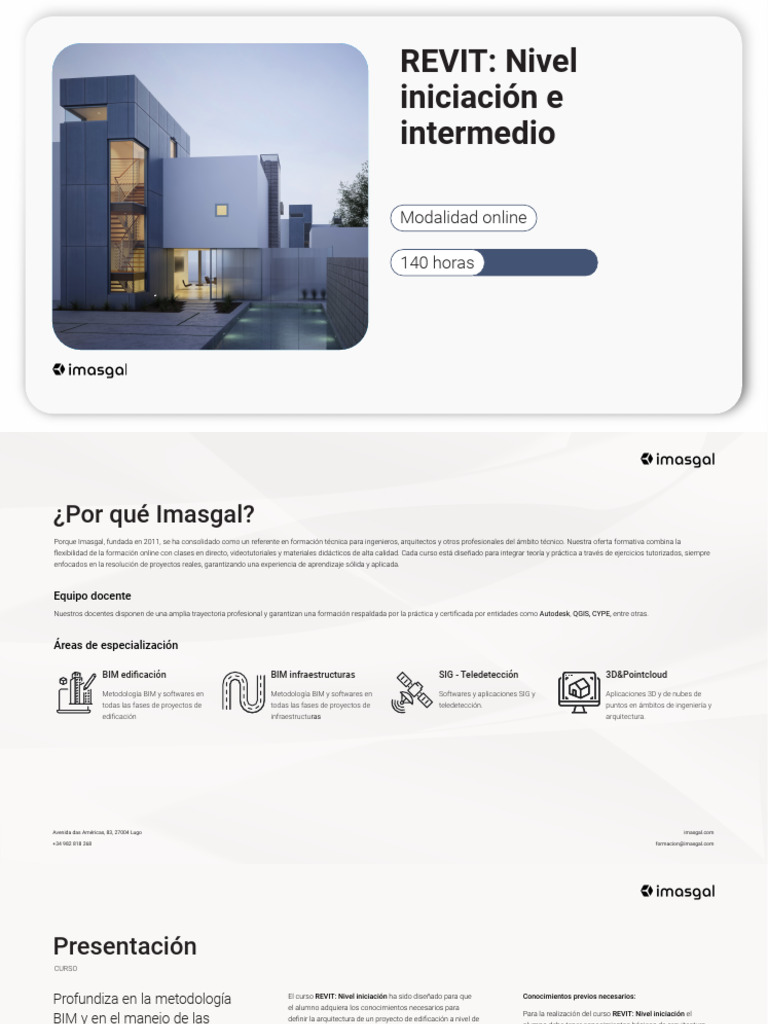 Curso Online de Revit: Iniciación e Intermedio | PDF | Autodesk Revit ...