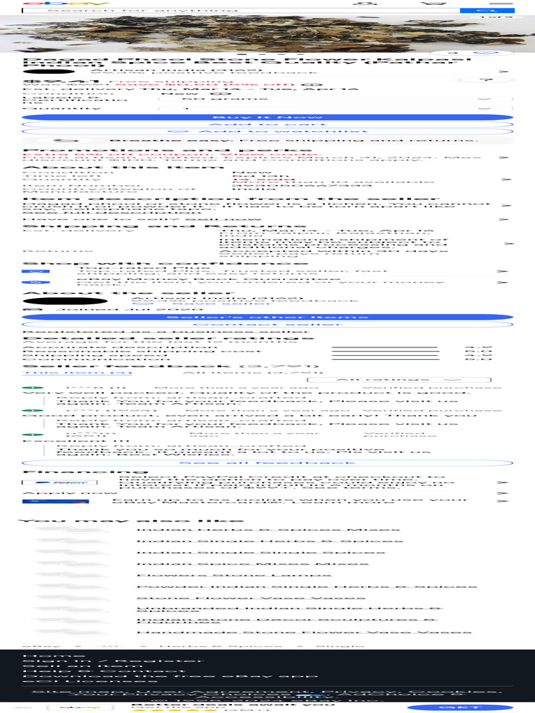 Dagad Phool Stone Flower Kalpasi Indian Spice Bes | PDF