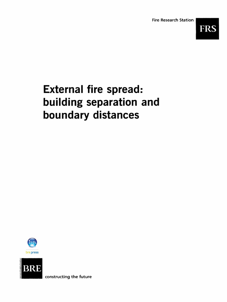 BRE 187 External Fire Spread | PDF