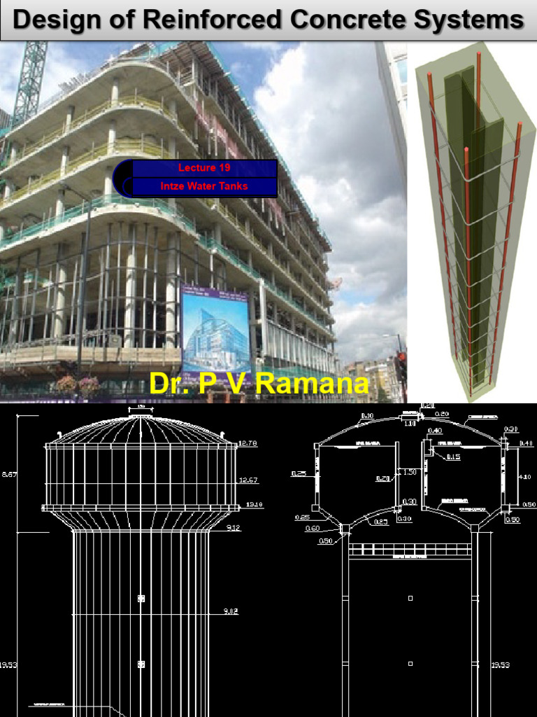 Intze Water Tank Design Principles | PDF | Beam (Structure) | Civil ...