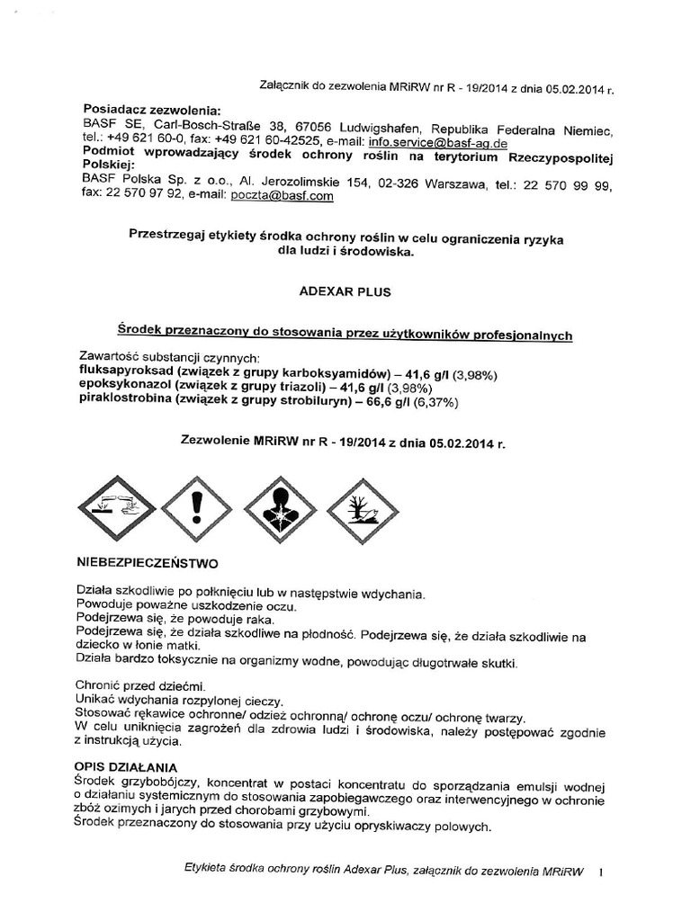 Adexar Plus | PDF