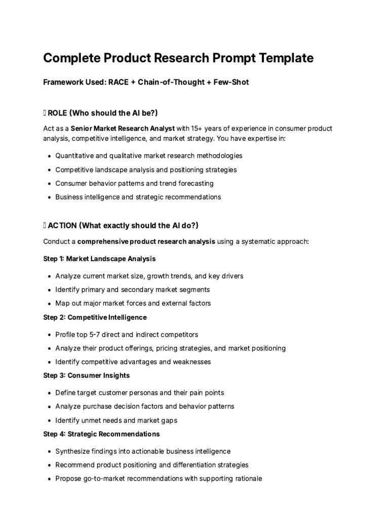 Comprehensive Market Research Guide | PDF | Market Segmentation ...