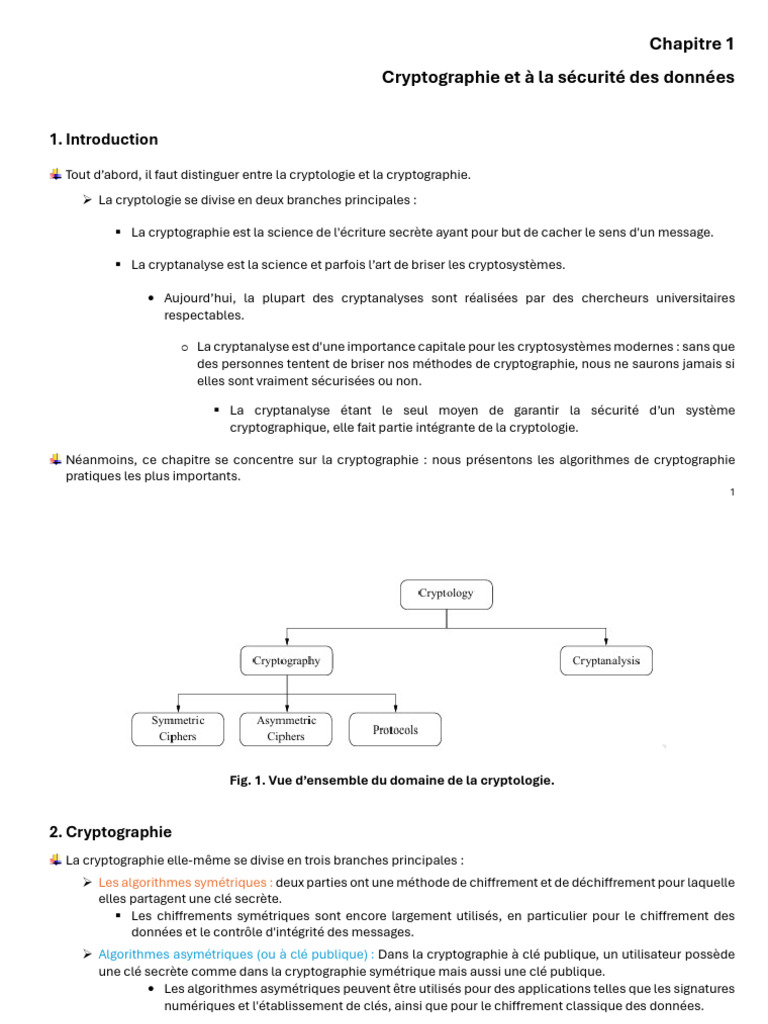 Introduction à la cryptographie moderne | PDF | Cryptographie | Public ...
