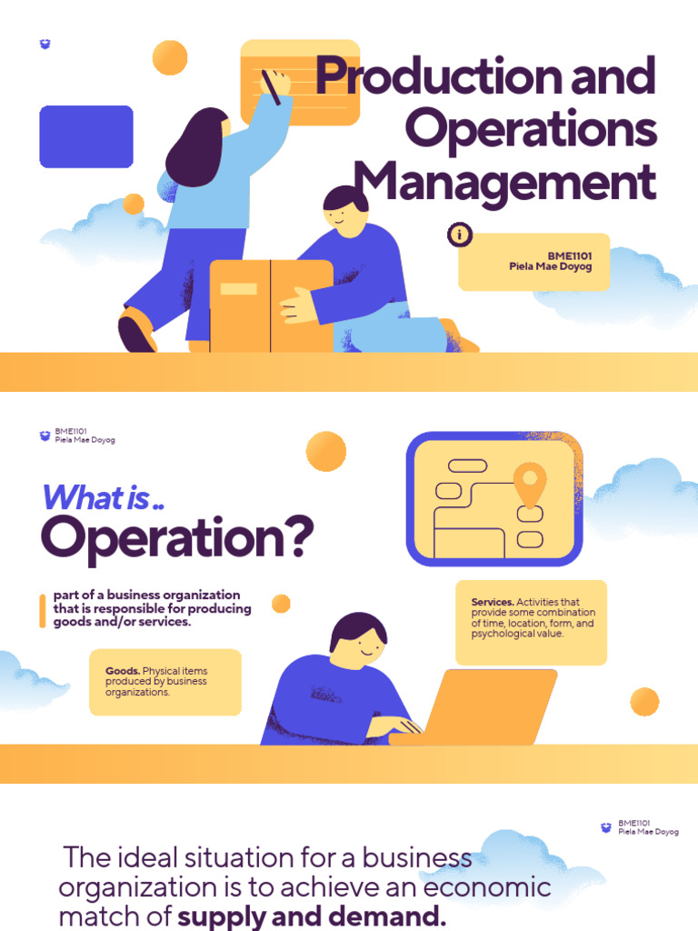Operations Management Overview Guide | PDF | Supply Chain | Goods