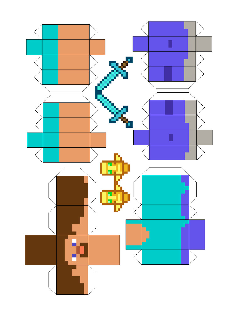 Minecraft 3d PDF | PDF