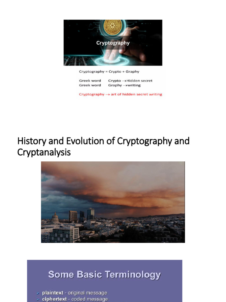 Cryptography and Cryptanalysis Basics | PDF