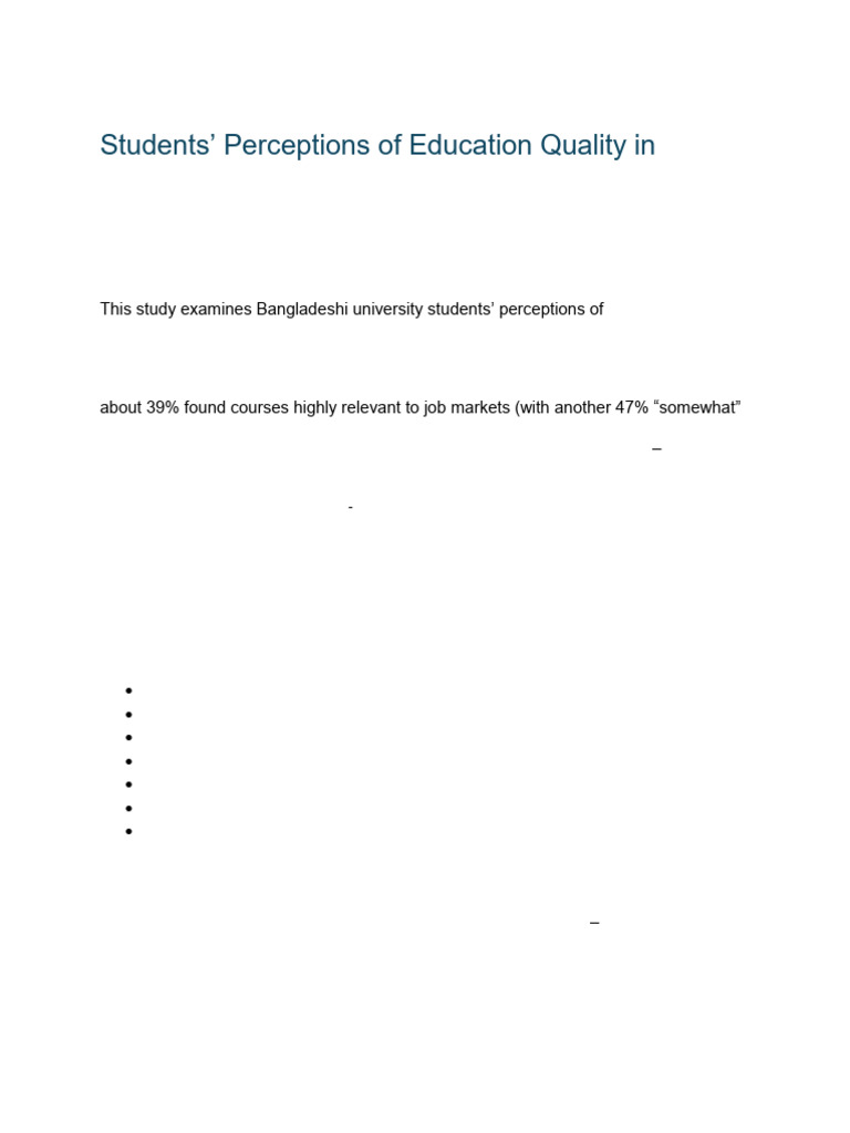 Students' - Perceptions - of - Education - Quality - in - Bangladesh ...