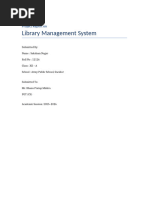 Library Management System Project 2024 | PDF | Software Engineering ...