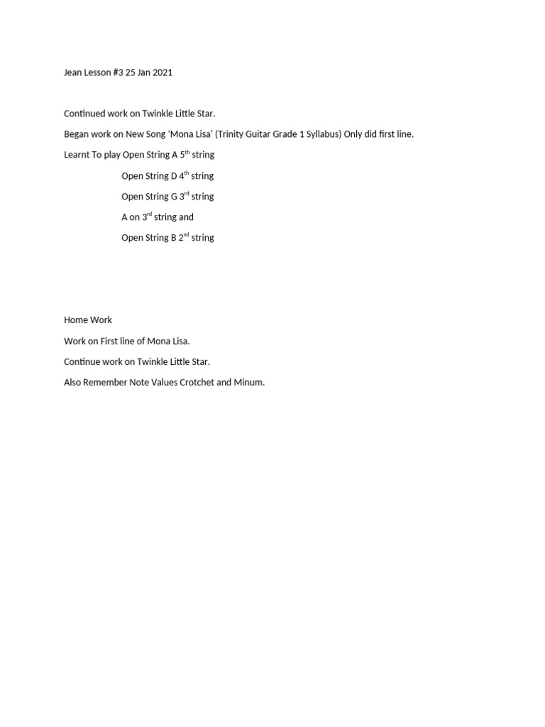 Lesson 3 Content and Homework | PDF