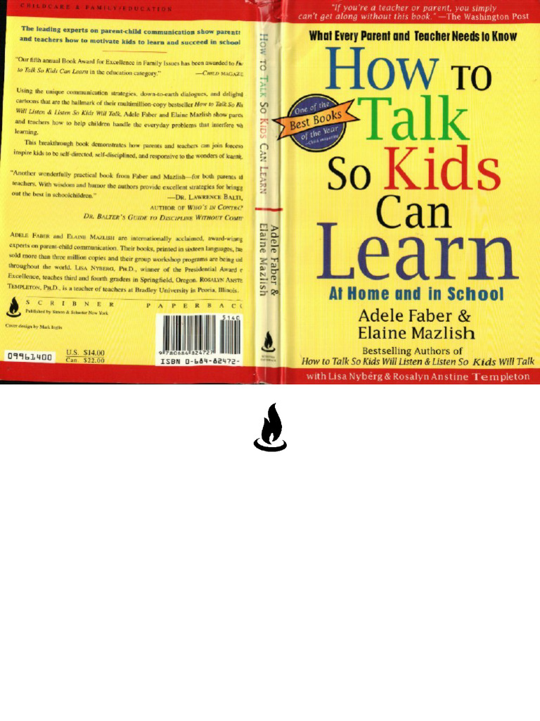 How To Talk So Kids Can Learn | PDF