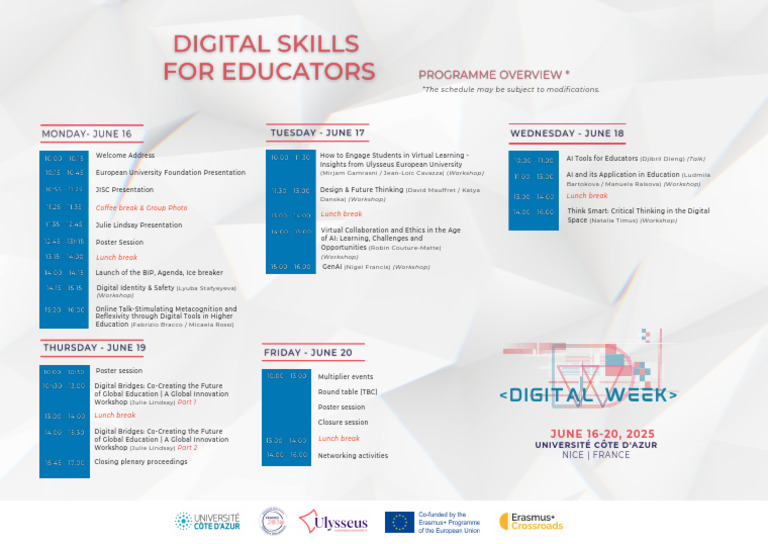 Digital Week 2025: AI in Education Workshops | PDF | Behavior ...