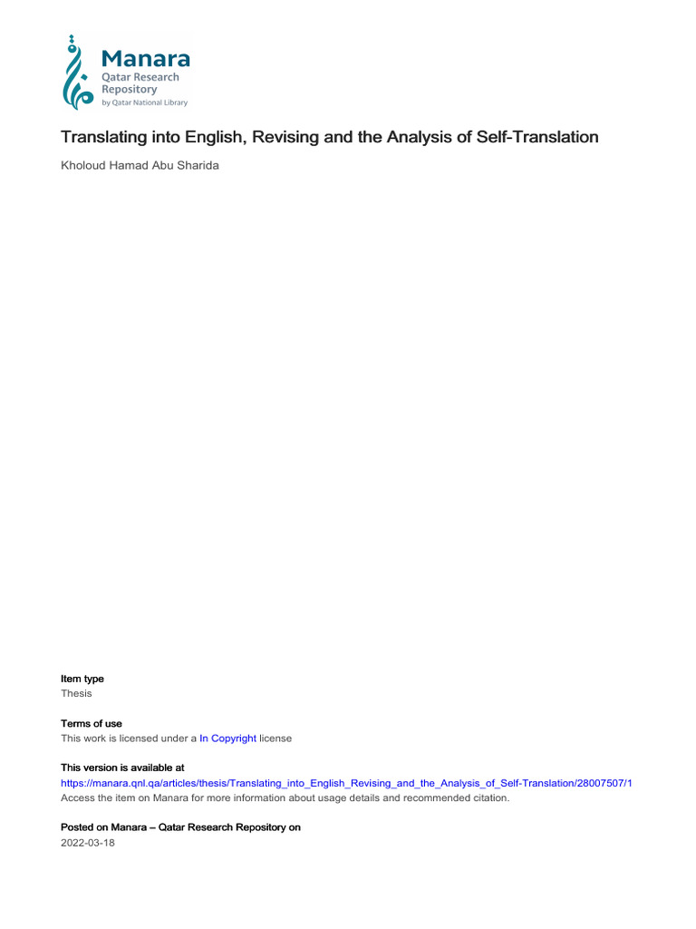 Self-Translation of Animated Scripts | PDF | Translations | Phrase