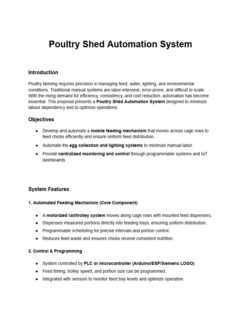 Poultry Project | PDF