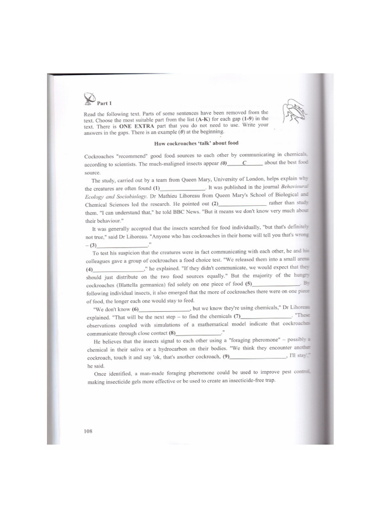 Cockroaches | PDF