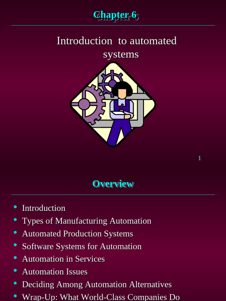 Automated Manufacturing Systems Overview | PDF | Automation ...